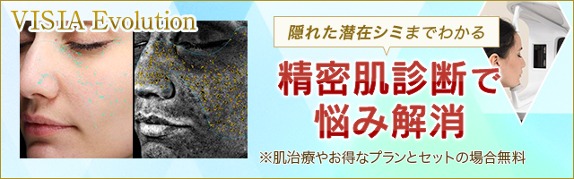 肌診断機 VISIA Evolutionページへの導線