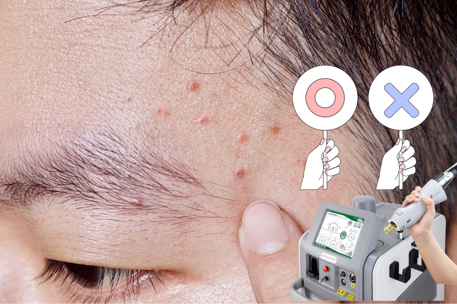 ニキビがあっても医療脱毛はできる！ニキビ肌への効果と注意点