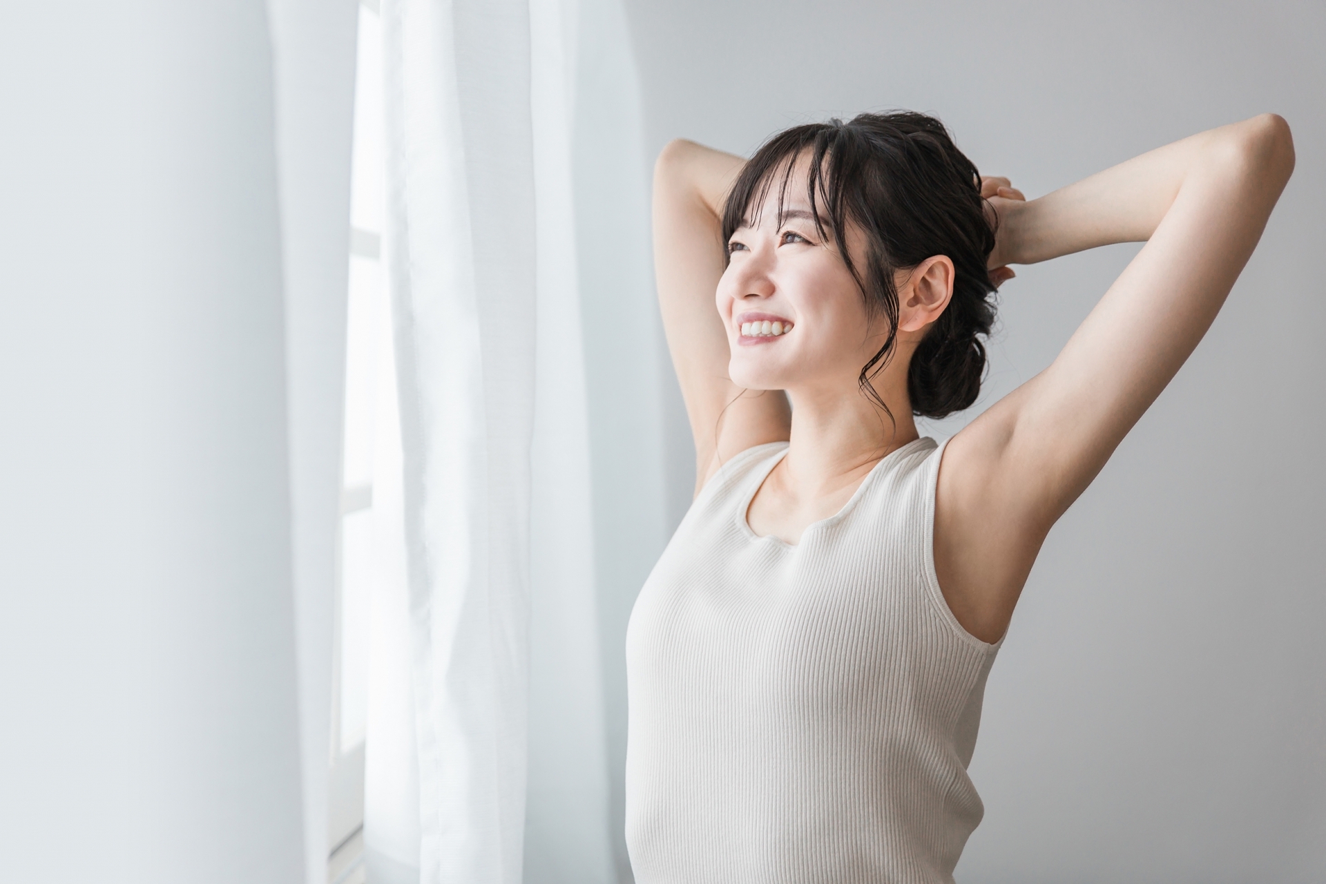 美肌女性