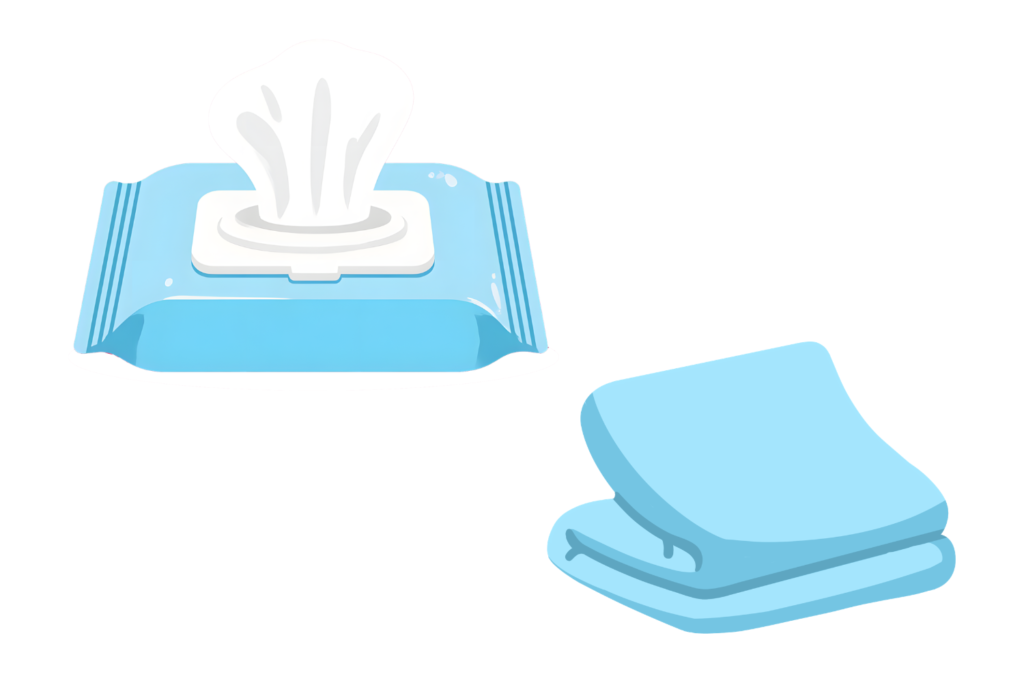 汗をこまめに拭く