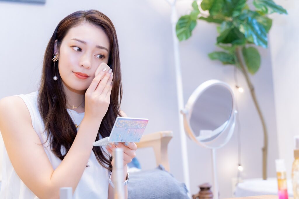 メイクノリがよくなる