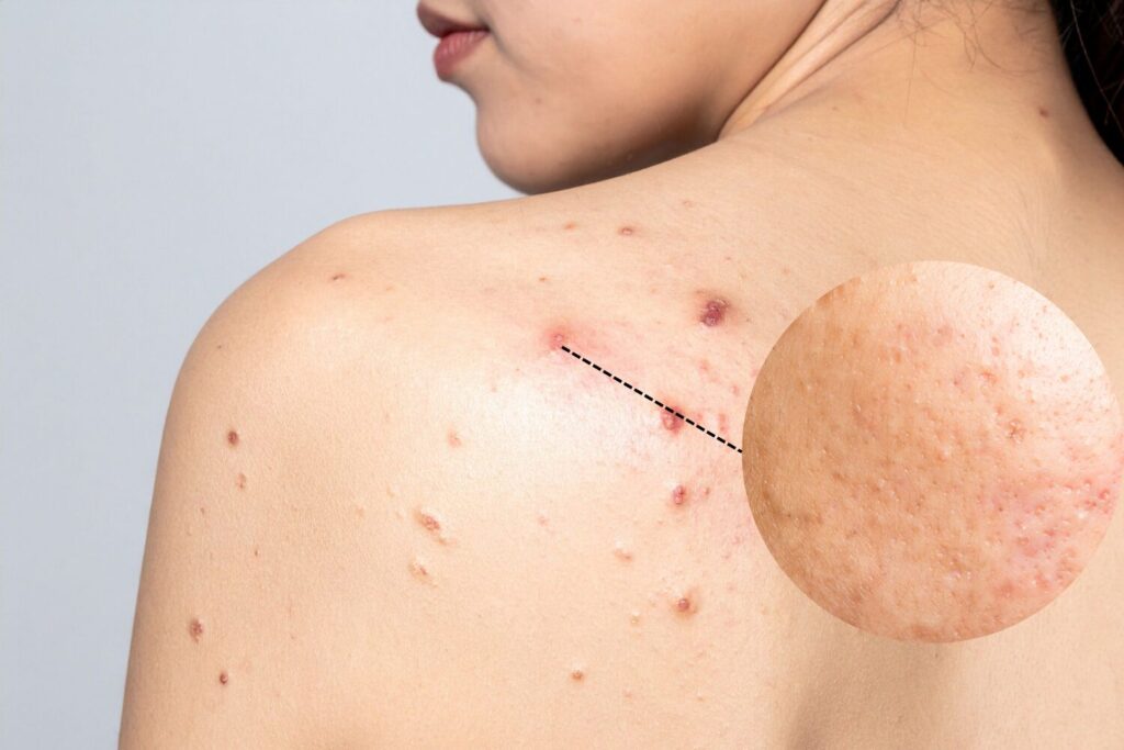 ニキビ跡や炎症による色素沈着とターンオーバーの乱れ