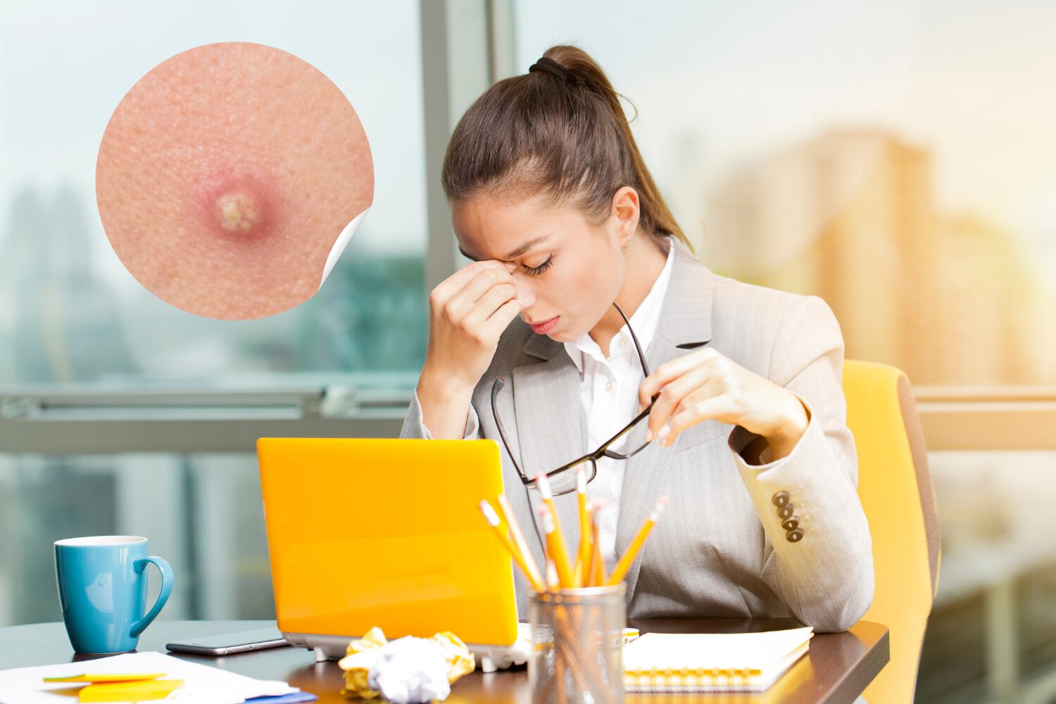 ストレスニキビの原因とは?場所別の特徴と正しい治し方