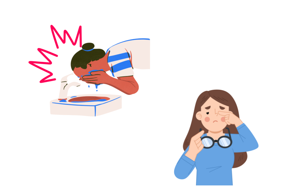 摩擦や刺激による炎症の影響