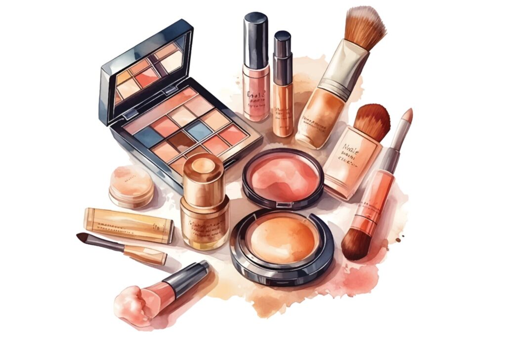 クレンジング残りとリップ