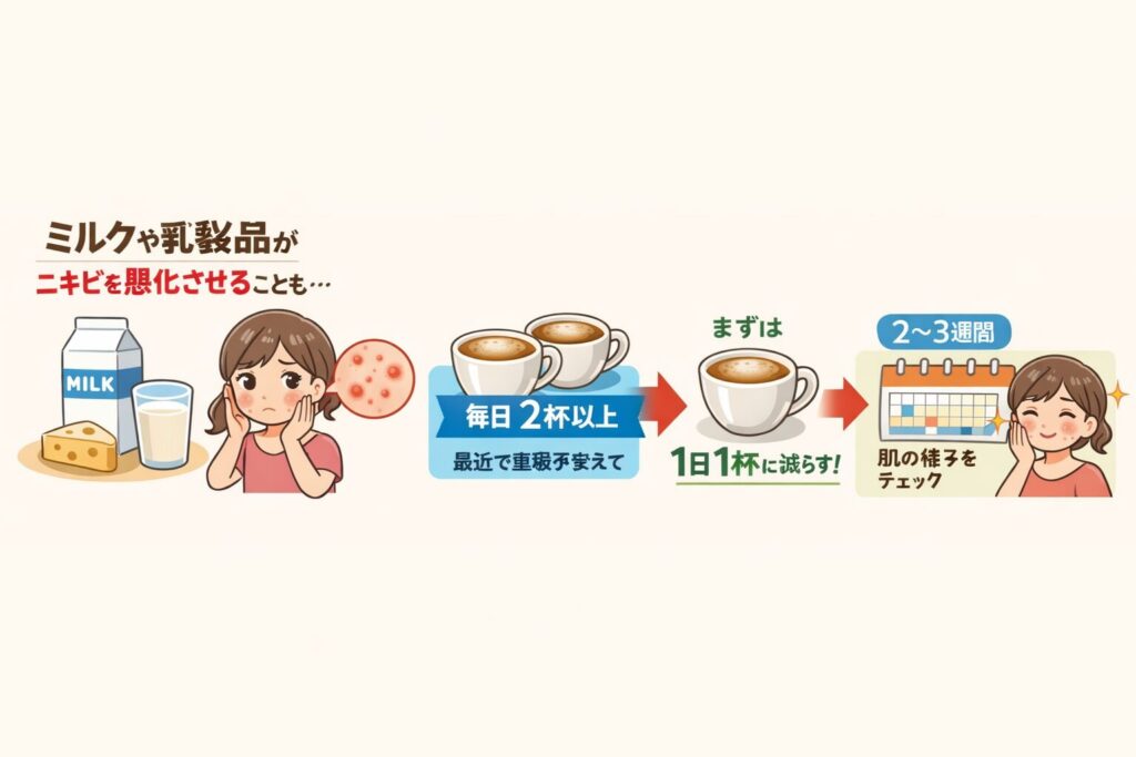 ミルクや乳製品