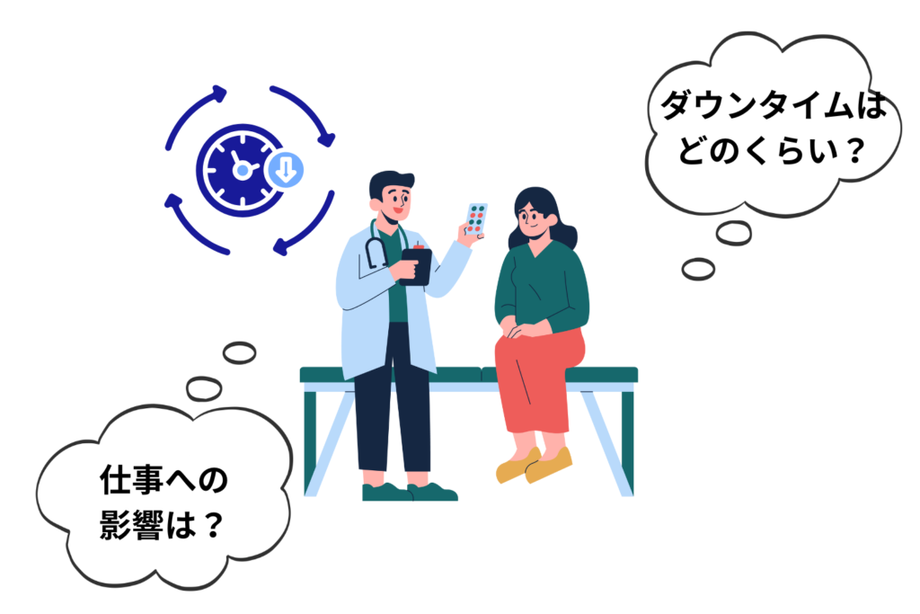 ADM治療のダウンタイムはどれくらい？症状と経過を解説