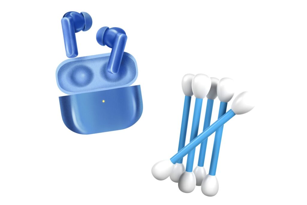 イヤホンや耳掃除による刺激と傷
