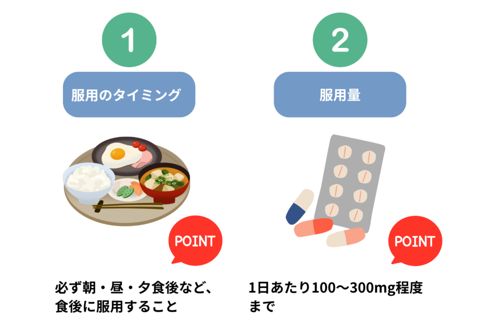 ユベラの正しい飲み方と服用量