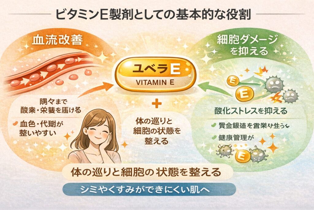 ビタミンE製剤としての基本的な役割