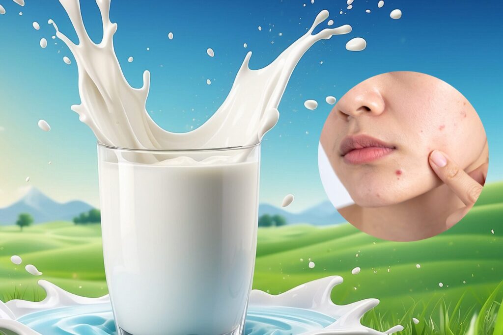ニキビと牛乳の関係を医学的に解説