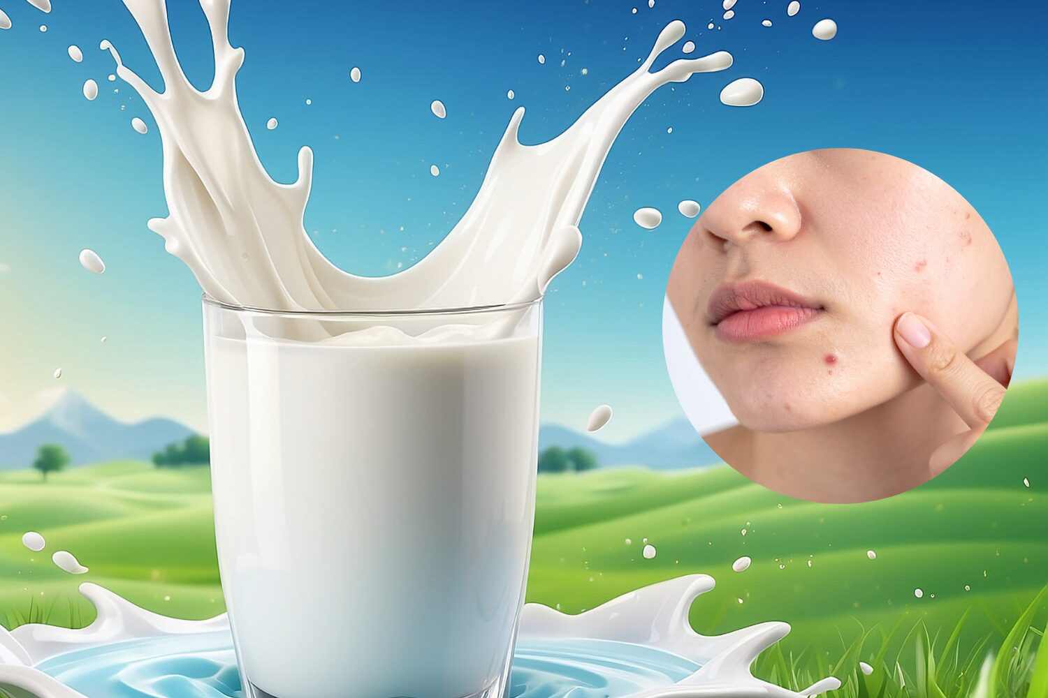 ニキビと牛乳の関係を医学的に解説