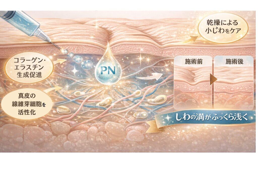 リジュランはなぜしわに効果があるのか？