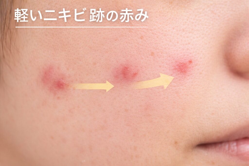 時間の経過で自然に薄くなることもある