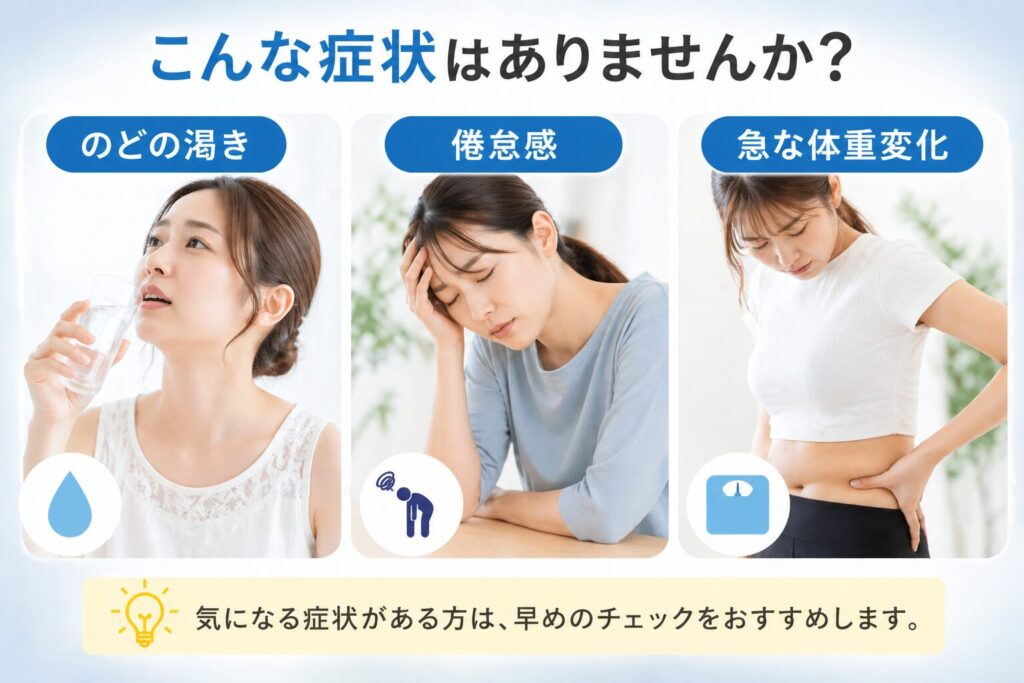 背中以外の症状がある場合は内科的原因も疑う