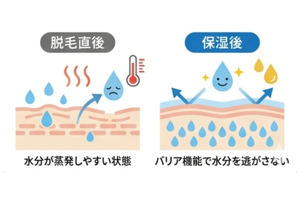 保湿を徹底する