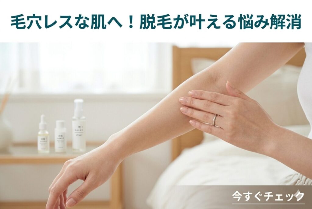 脱毛で毛穴の悩みを解消する方法