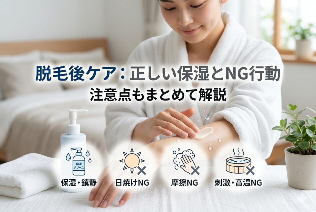 脱毛後の肌トラブルを防ぐための完全ガイド