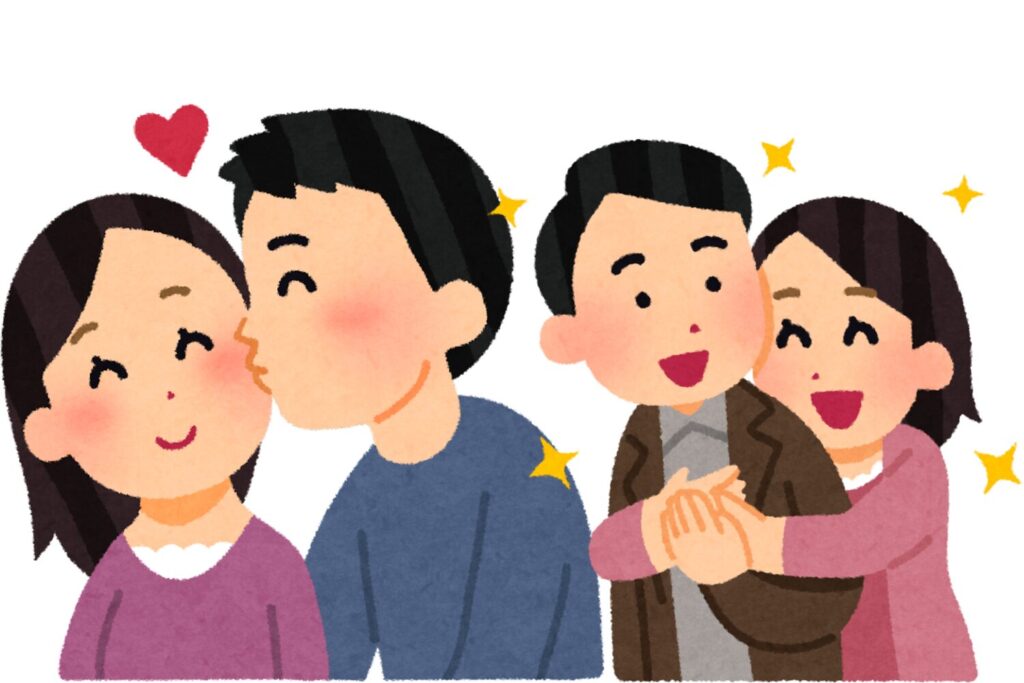 髭や髪の毛による摩擦