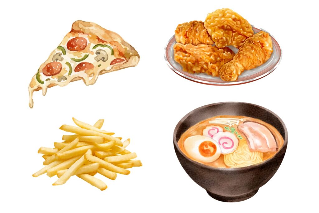 脂質や糖質の多いおつまみを控える