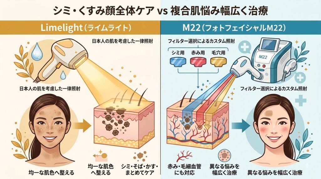 期待できる効果の違い