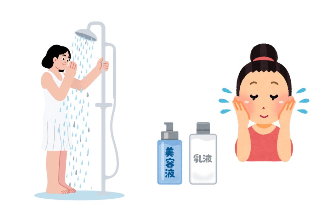 脱毛後