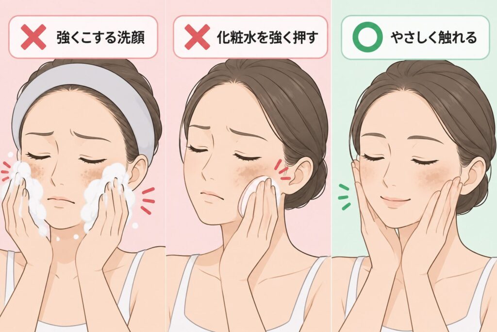 肝斑は刺激を受けるとメラニンが増えやすい