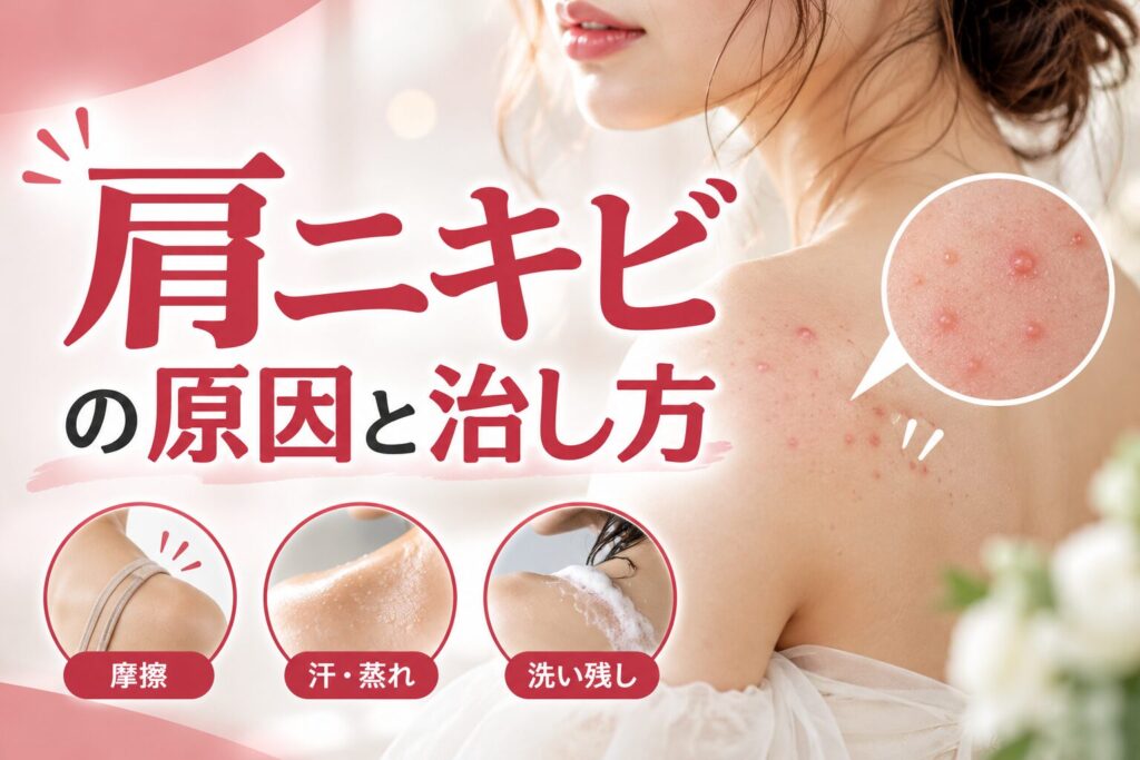 肩ニキビの原因と治し方|市販薬で治らない時にクリニックででき...