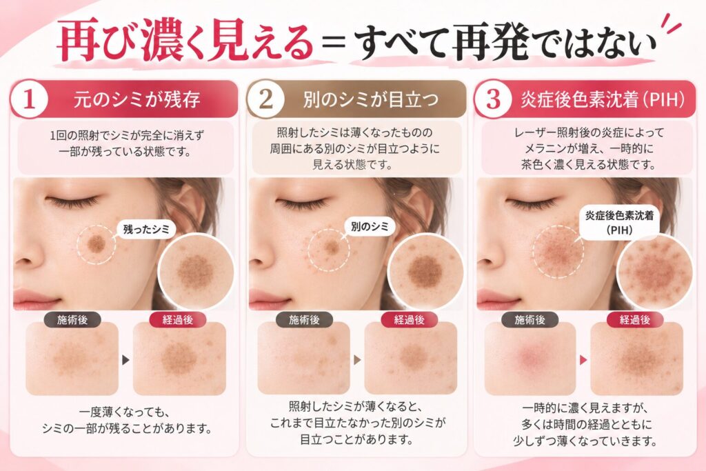 シミの再発