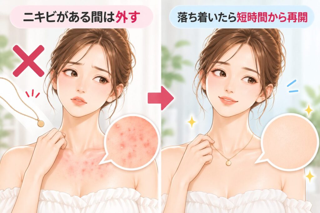 アクセサリーとの付き合い方